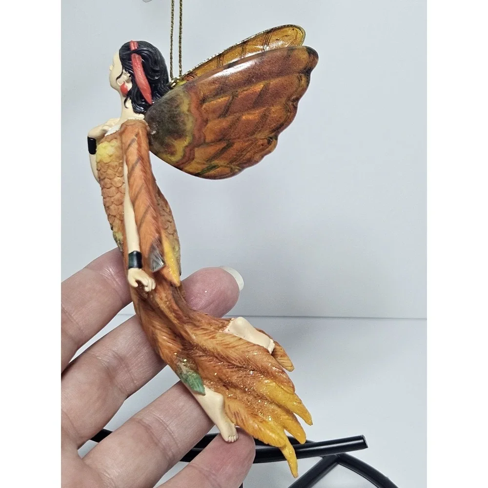 Ashton Drake On Wings of Light Pheasants Flight Fairy Ornament Vintage Butterfly